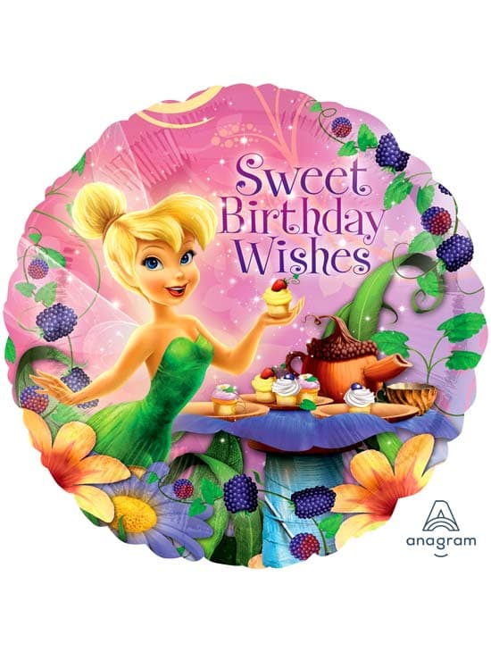 a26557 17 tinker bell happy birthday wishes disney balloon