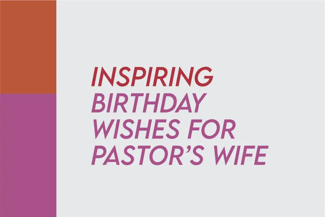 birthday wishes for pastors wife