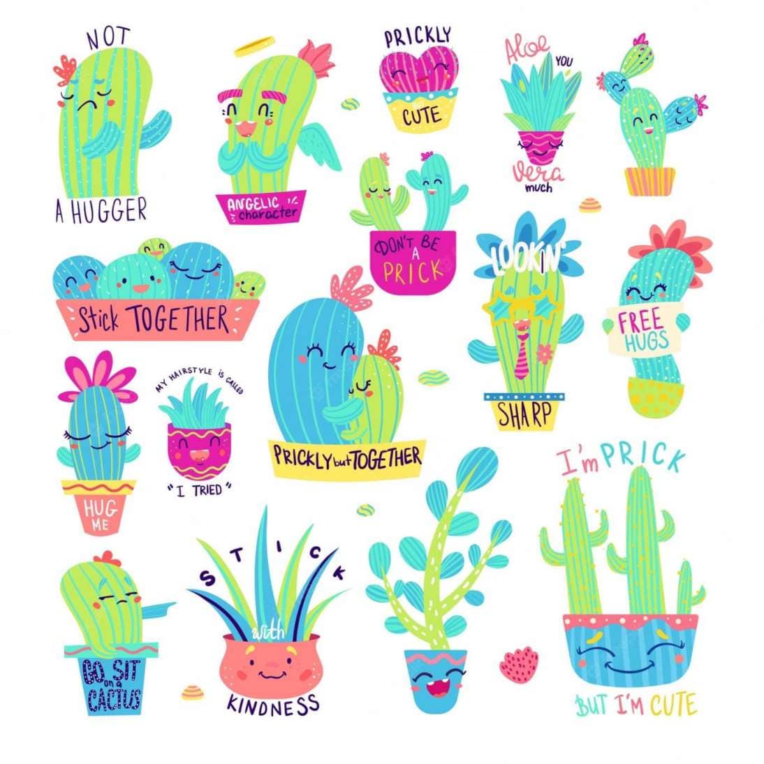 funny cactus sayings set 165315 59