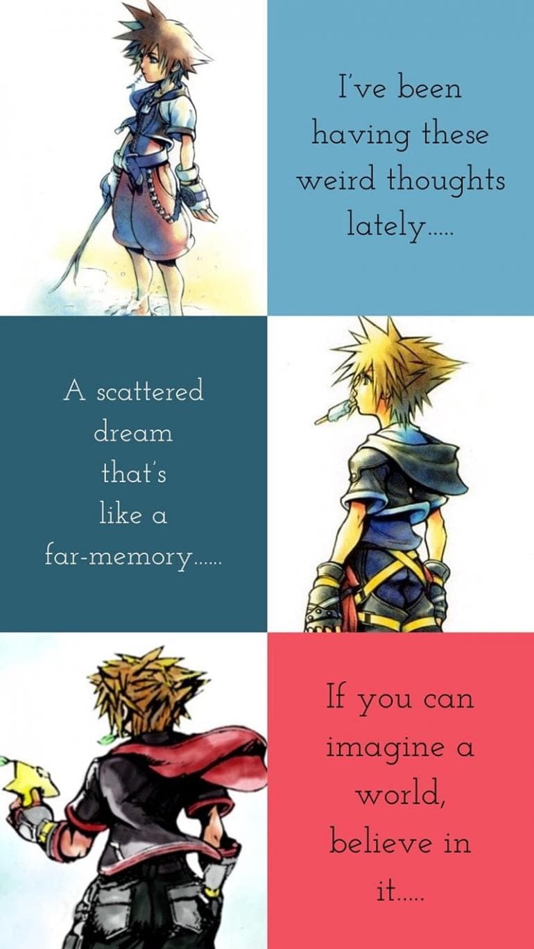 Explore a collection of inspiring and iconic quotes from the beloved video game series Kingdom Hearts. Discover the wisdom and heartfelt messages that have resonated with fans of all ages and embark on a nostalgic journey through the worlds of this enchanting franchise.