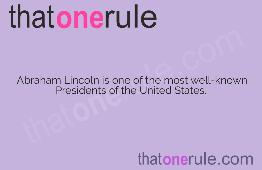 Abraham Lincoln – Fascinating Facts for Kids