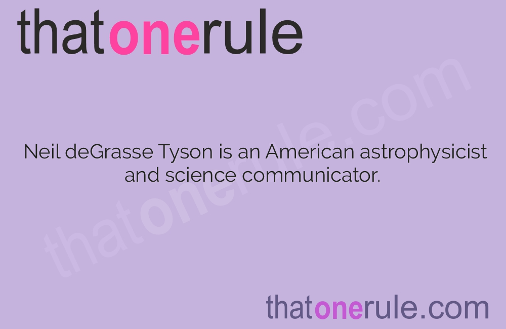 Fascinating Facts About Neil deGrasse Tyson