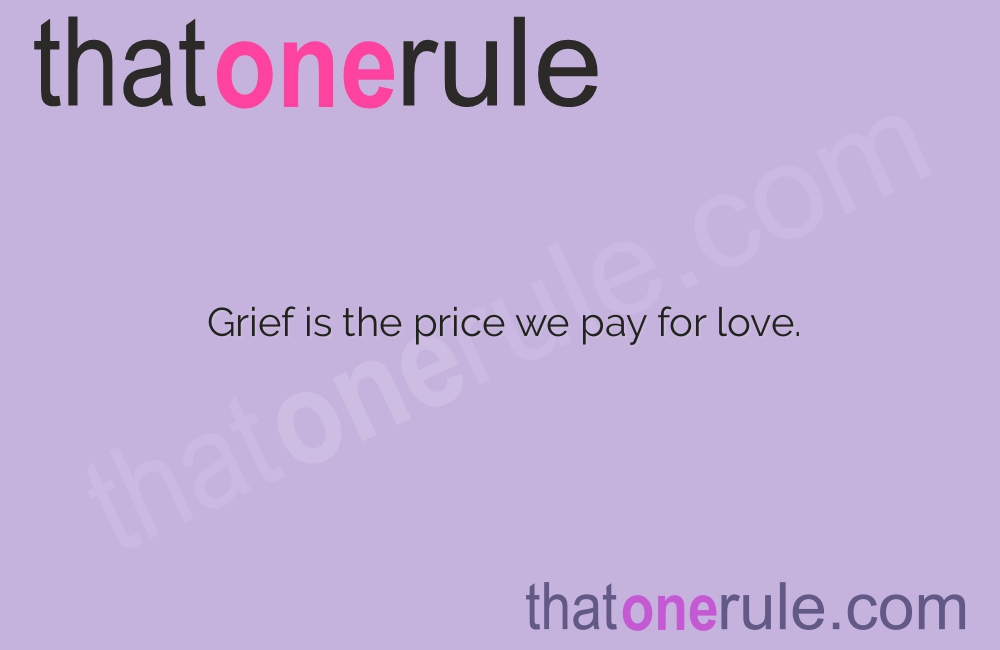 Quotes on grief