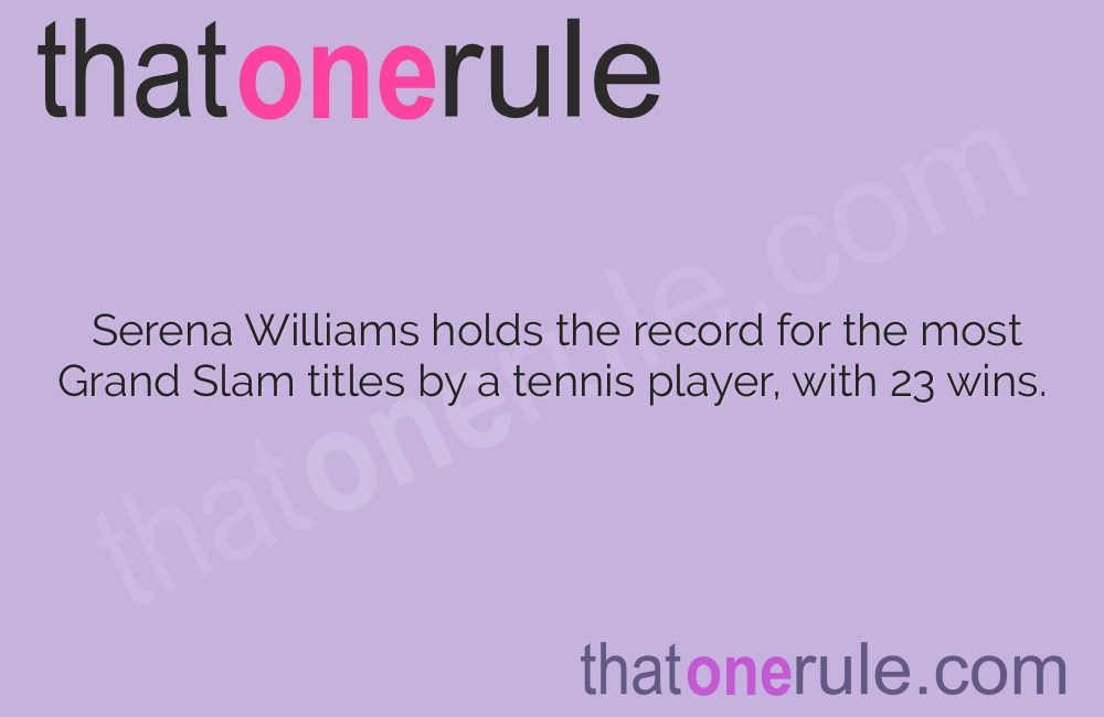 Serena Williams – Fascinating Facts