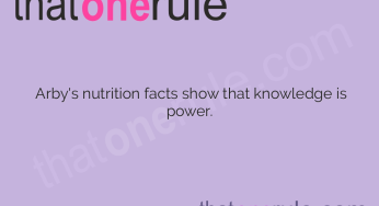 Arby’s Nutrition Facts – Understanding the Health Implications of Arby’s Menu