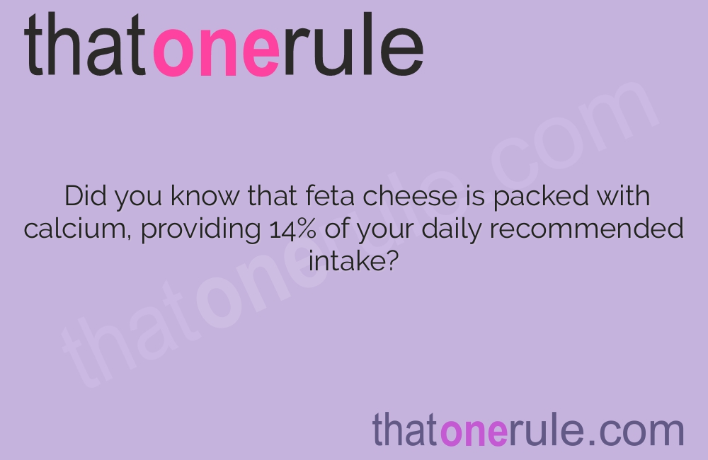 The Nutritional Benefits of Feta Cheese